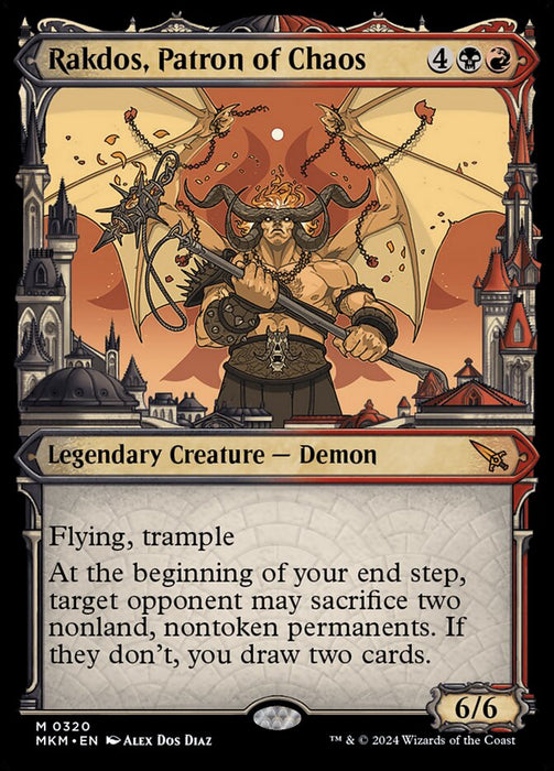 Rakdos, Patron of Chaos - Showcase- Legendary (Foil)