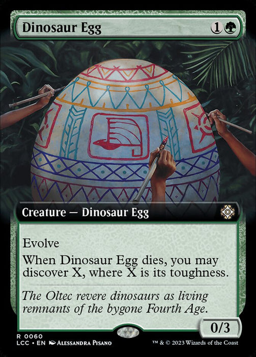 Dinosaur Egg - Extended Art