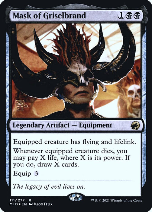 Mask of Griselbrand - Legendary (Foil)