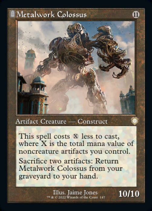 Metalwork Colossus - Retro Frame - Tombstone