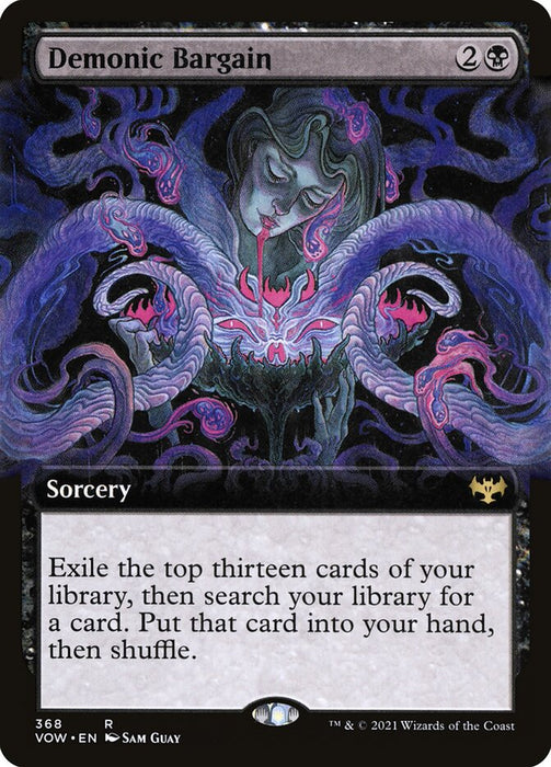 Demonic Bargain  - Extended Art (Foil)