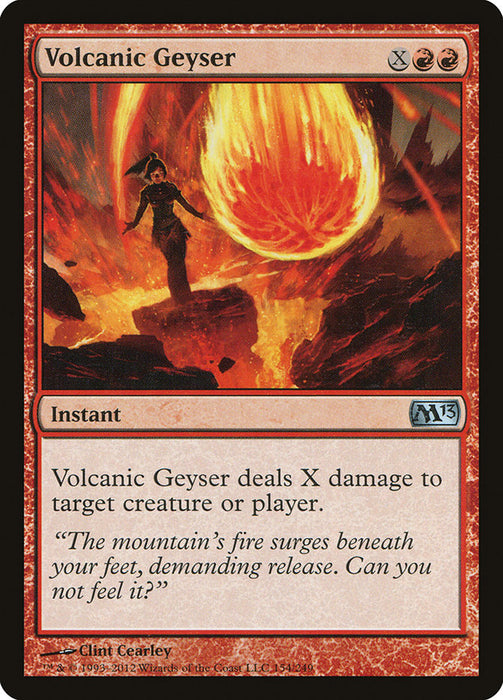 Volcanic Geyser  (Foil)