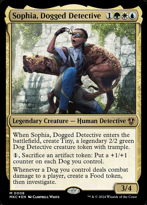 Sophia, Dogged Detective - Legendary (Foil)
