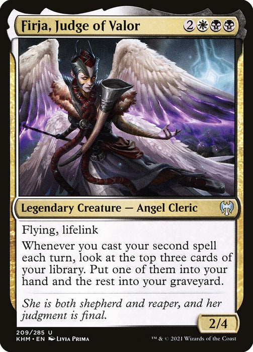 Firja, Judge of Valor  - Legendary (Foil)