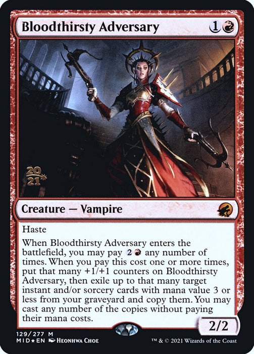Bloodthirsty Adversary (Foil)