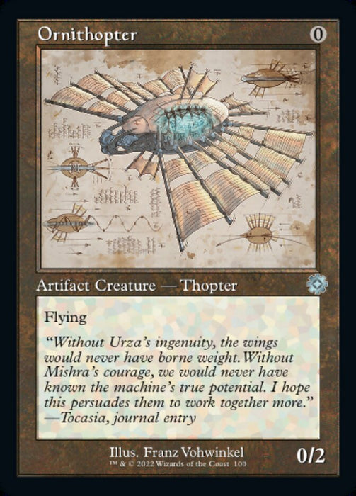 Ornithopter - Retro Frame (Foil)