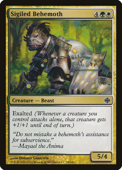 Sigiled Behemoth  (Foil)