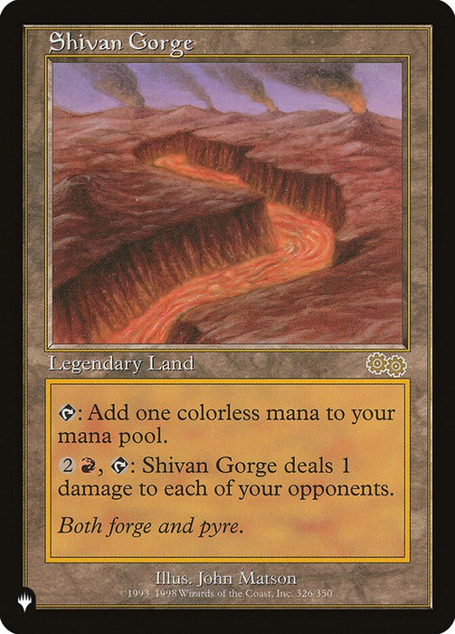 Shivan Gorge - Retro Frame