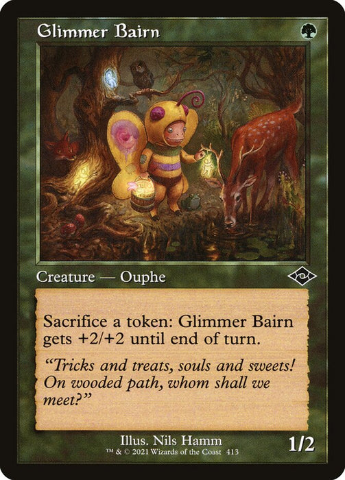 Glimmer Bairn - Retro Frame  (Foil)