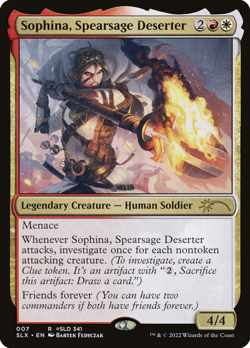 Sophina, Spearsage Deserter - Legendary