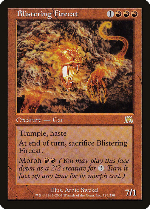 Blistering Firecat  (Foil)