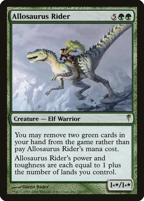 Allosaurus Rider  (Foil)