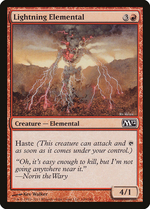 Lightning Elemental  (Foil)
