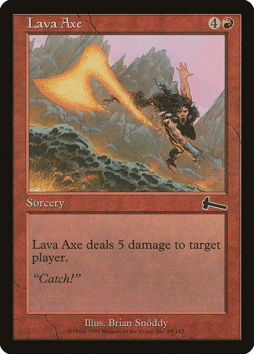 Lava Axe  (Foil)