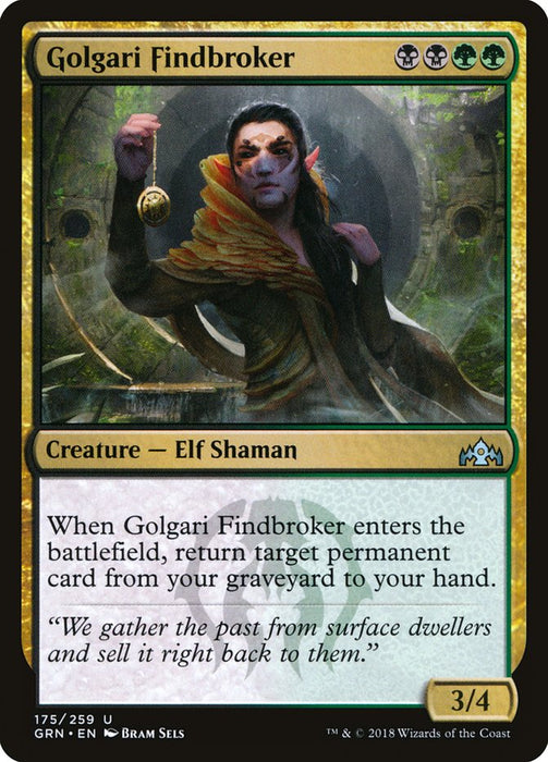 Golgari Findbroker  (Foil)