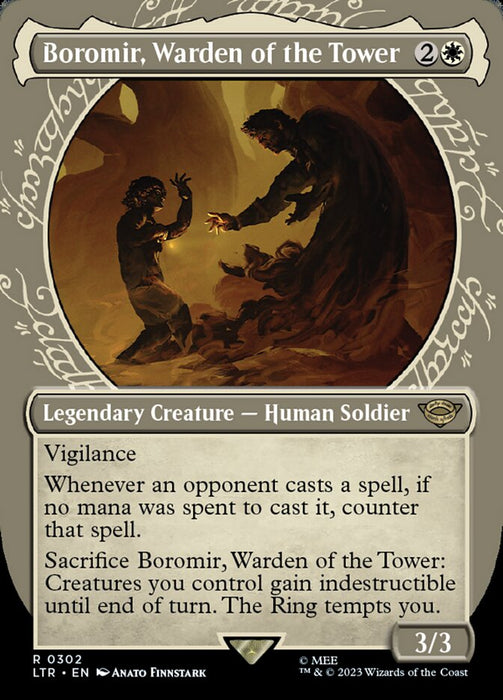 Boromir, Warden of the Tower - Borderless - Legendary- Showcase