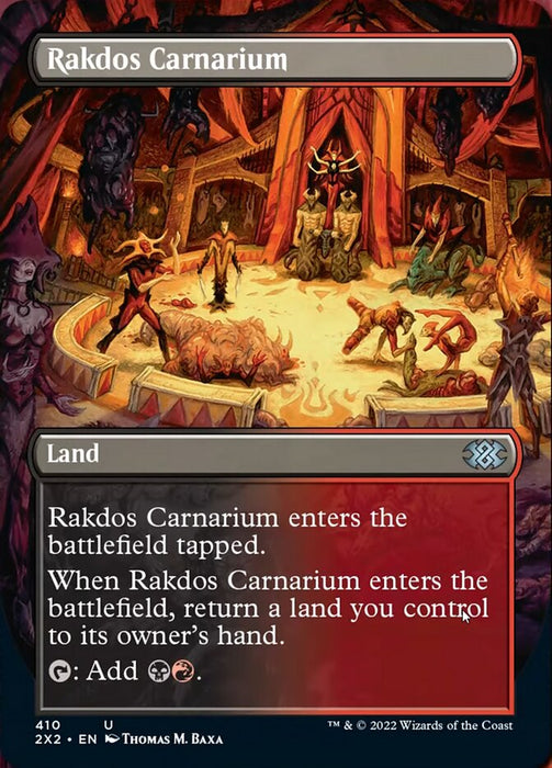 Rakdos Carnarium - Borderless  - Inverted (Foil)