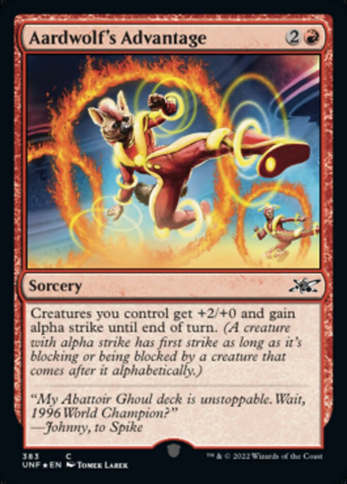 Aardwolf's Advantage (Foil)
