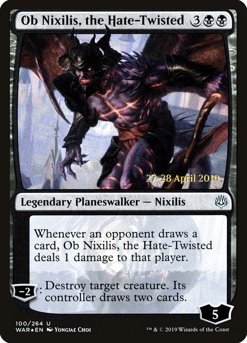 Ob Nixilis, the Hate-Twisted  (Foil)