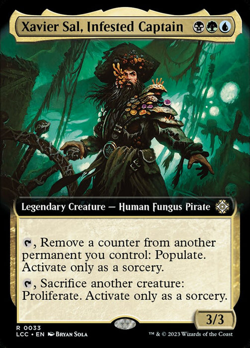 Xavier Sal, Infested Captain - Extended Art- Legendary