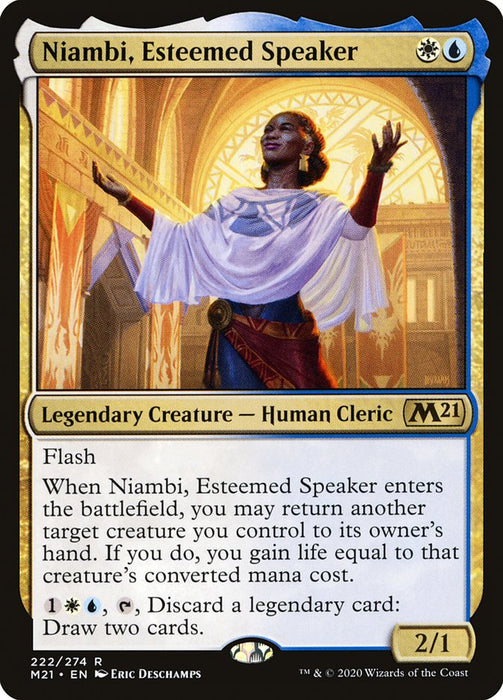 Niambi, Esteemed Speaker  - Legendary (Foil)