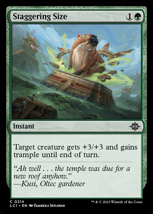 Staggering Size (Foil)