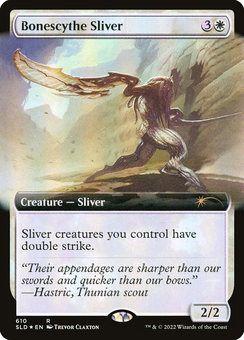 Bonescythe Sliver - Extended Art (Foil)