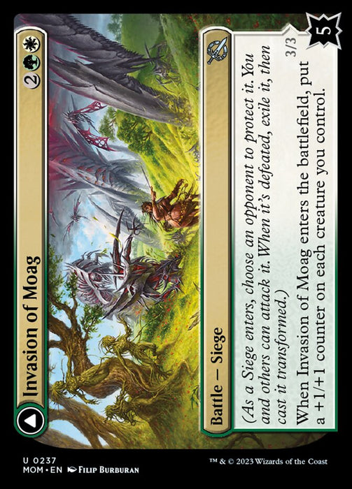 Invasion of Moag // Bloomwielder Dryads (Foil)
