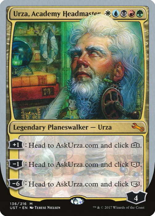 Urza, Academy Headmaster  (Foil)