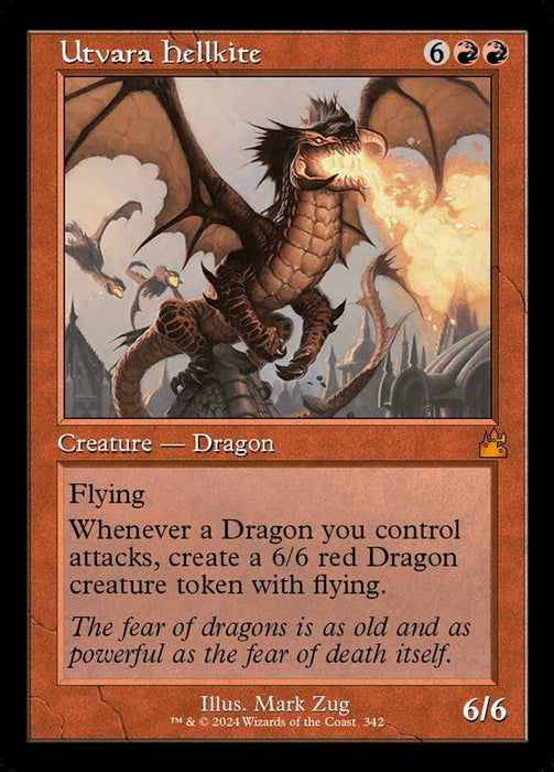 Utvara Hellkite - Retro Frame (Foil)