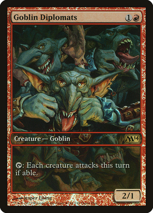 Goblin Diplomats - Full Art  (Foil)