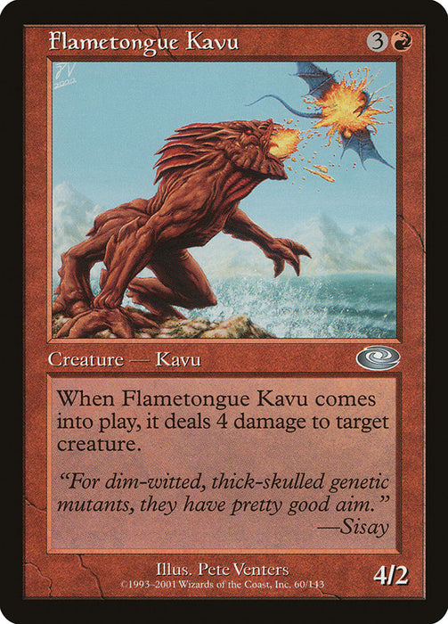 Flametongue Kavu  (Foil)