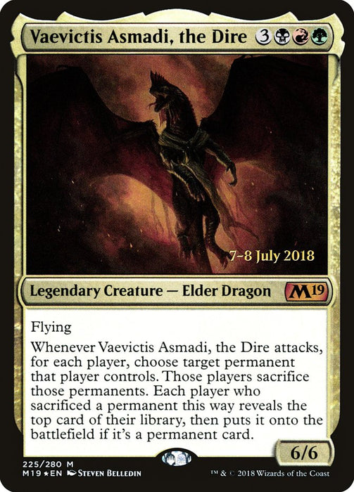 Vaevictis Asmadi, the Dire  - Legendary (Foil)