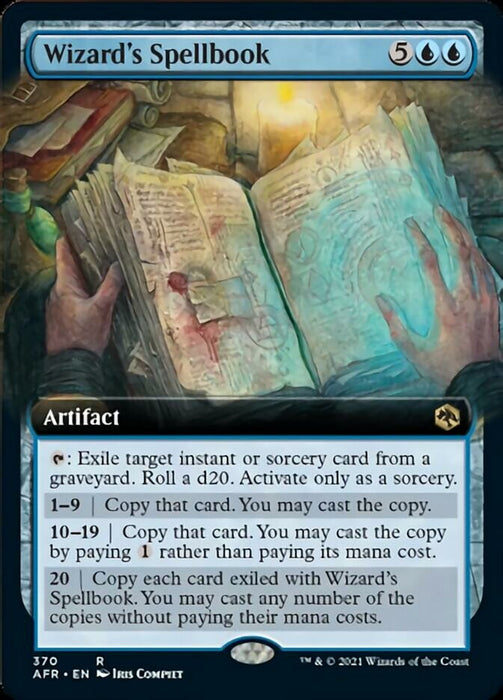 Wizard's Spellbook  - Extended Art