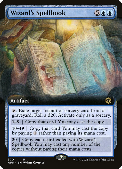 Wizard's Spellbook  - Extended Art (Foil)