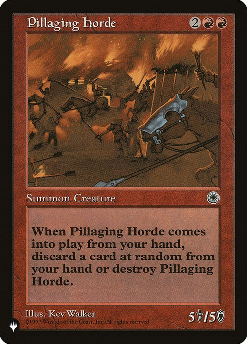 Pillaging Horde - Retro Frame