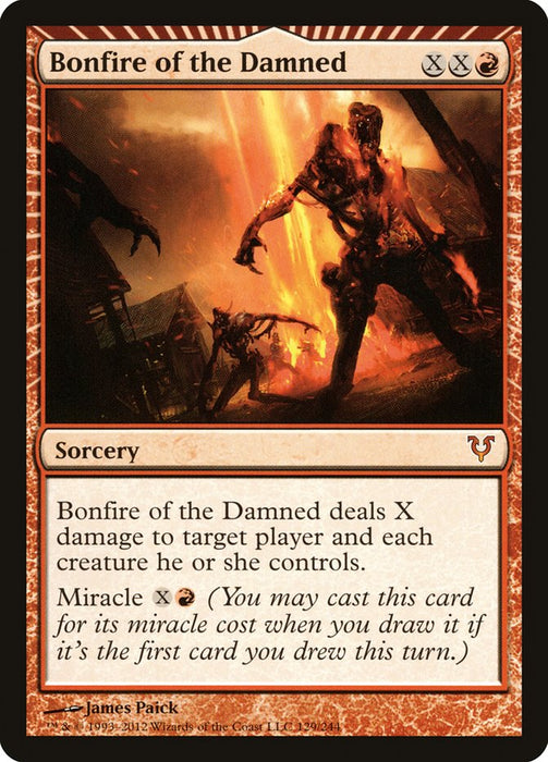 Bonfire of the Damned  - Miracle (Foil)