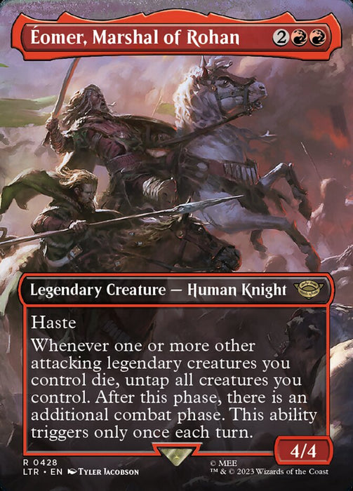 Éomer, Marshal of Rohan - Borderless - Legendary- Inverted (Foil)