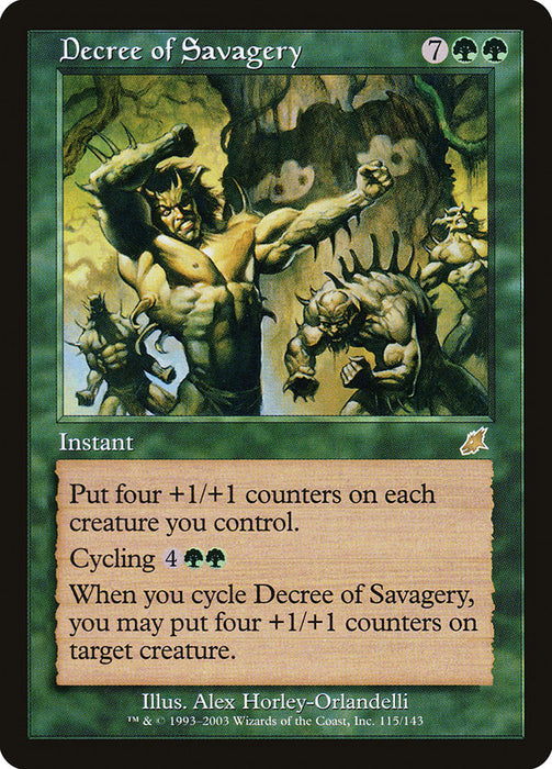 Decree of Savagery  (Foil)
