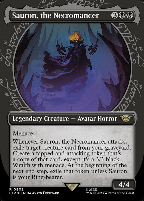Sauron, the Necromancer - Borderless - Showcase- Legendary (Foil)