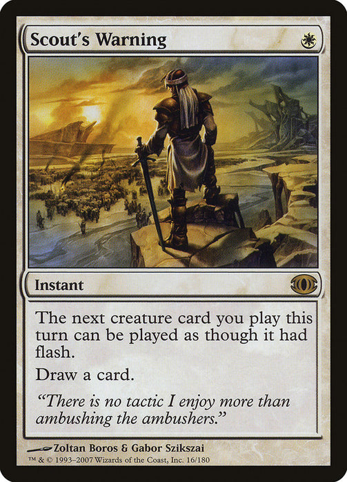 Scout's Warning  (Foil)