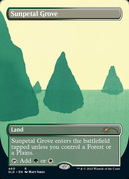 Sunpetal Grove - Borderless - Full Art - Inverted (Foil)