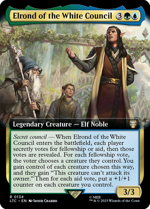 Elrond of the White Council - Legendary- Extended Art
