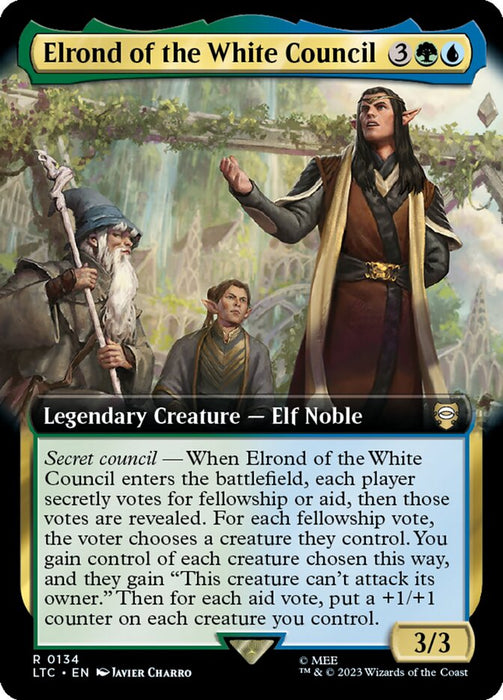 Elrond of the White Council - Legendary- Extended Art