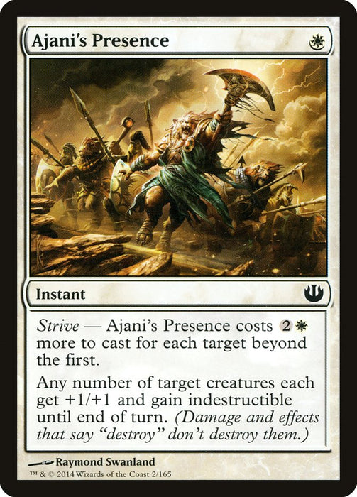Présence d'Ajani (Foil)