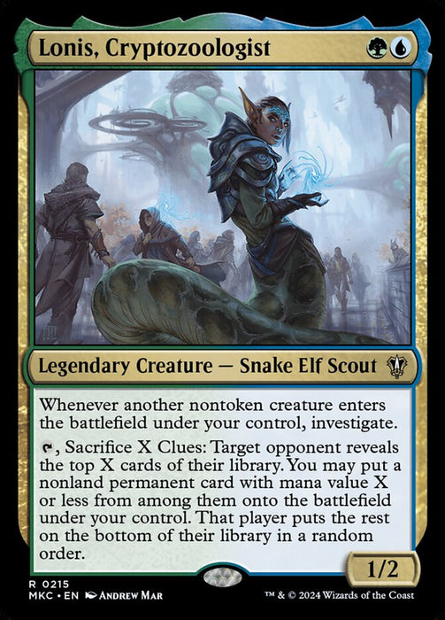 Lonis, Cryptozoologist - Legendary