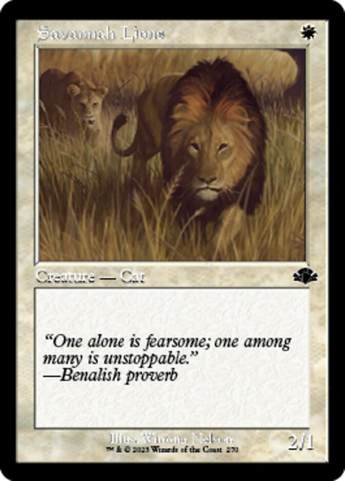Savannah Lions - Retro Frame