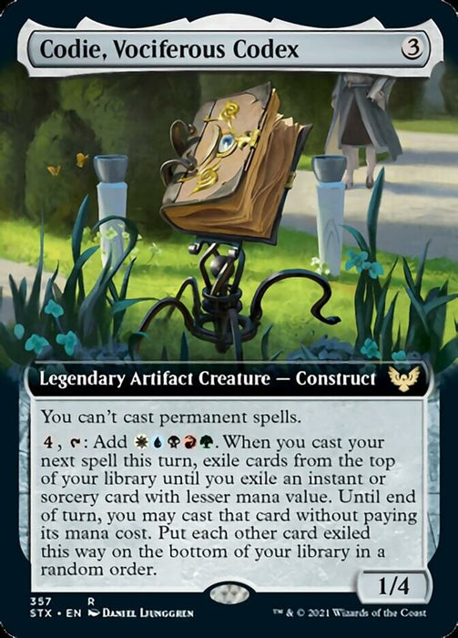 Codie, Vociferous Codex  - Legendary - Extended Art