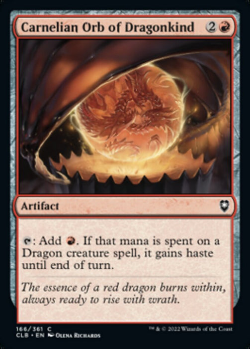 Carnelian Orb of Dragonkind  (Foil)