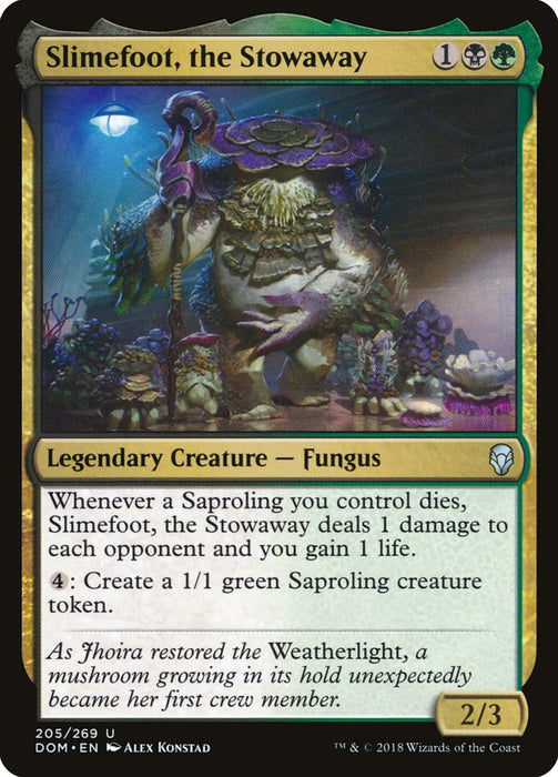Slimefoot, the Stowaway  - Legendary (Foil)